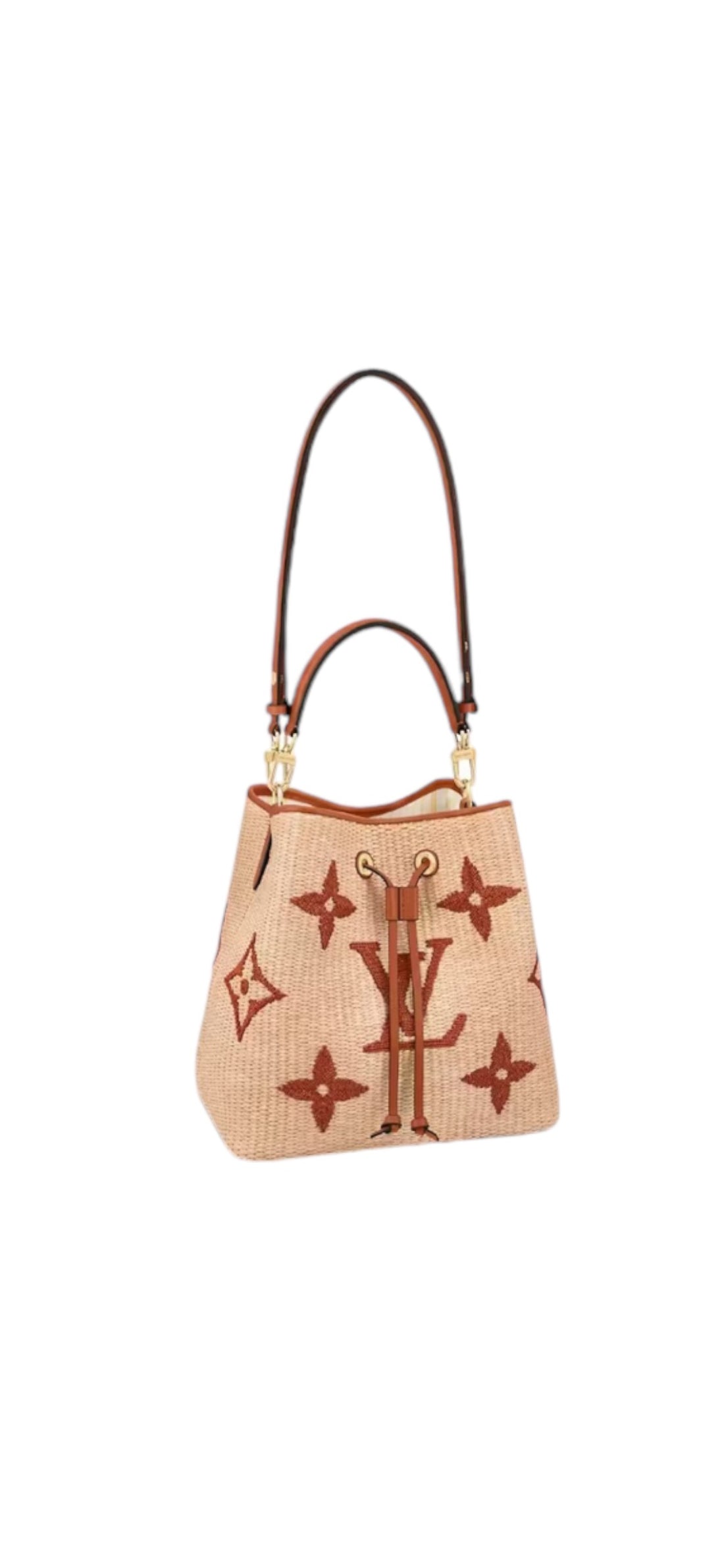 Louis Vuitton Néonoé Monogram Raffia Tan
