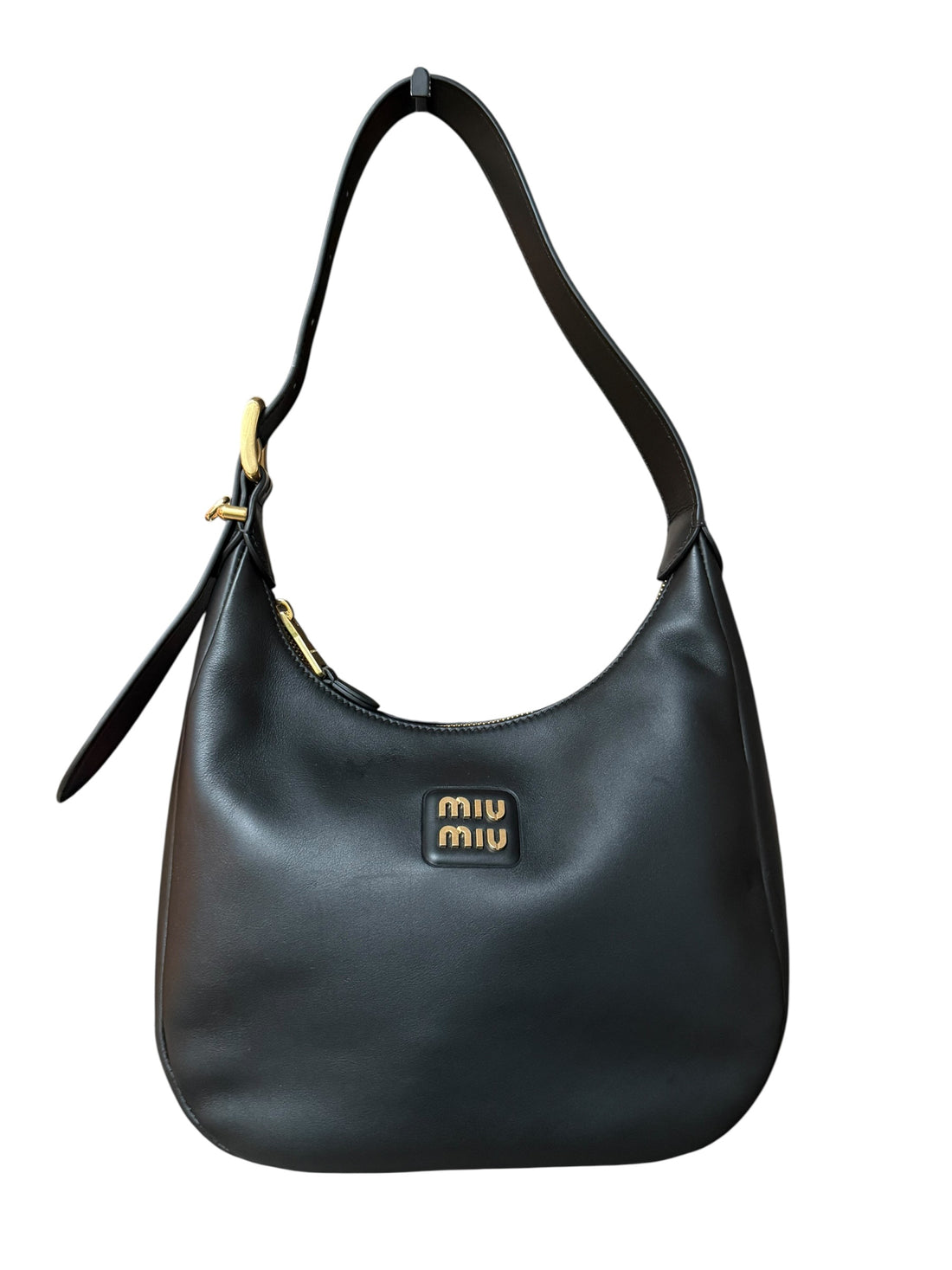 MIU MIU Hobo Bag Schultertasche mit verstellbaren Lederriemen.