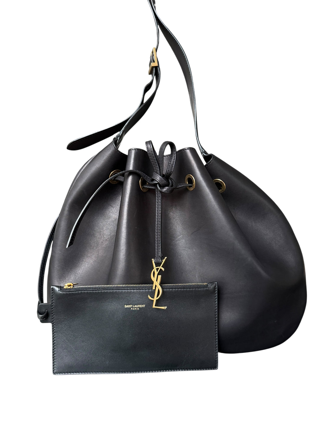 YSL SAINT LAURENT Paris VII Sac Hobo Bag inklusive abnehmbarer Pochette.