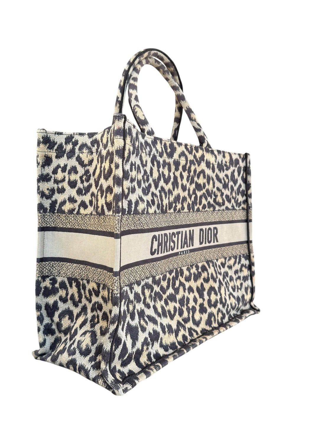 Christian Dior Tote Bag mit Leo Stickerei.