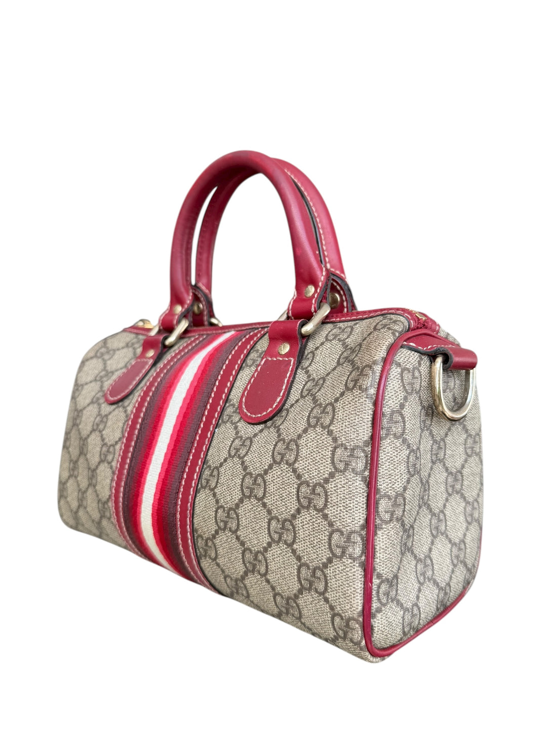 Gucci small Joy Boston Bag GG Supreme Web