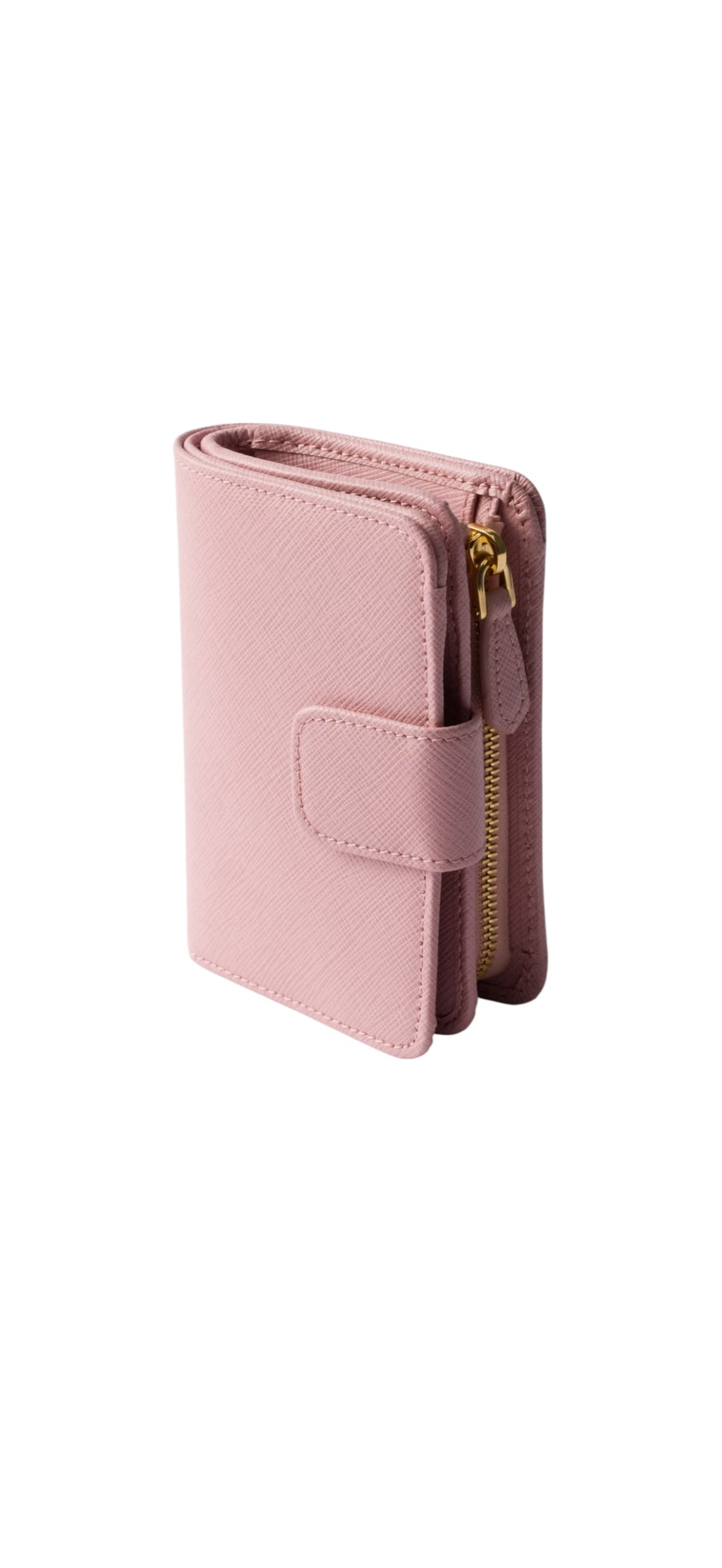 PRADA Portemonnaie aus Saffiano Leder in der Farbe rosa aus der aktuellen Kollektion