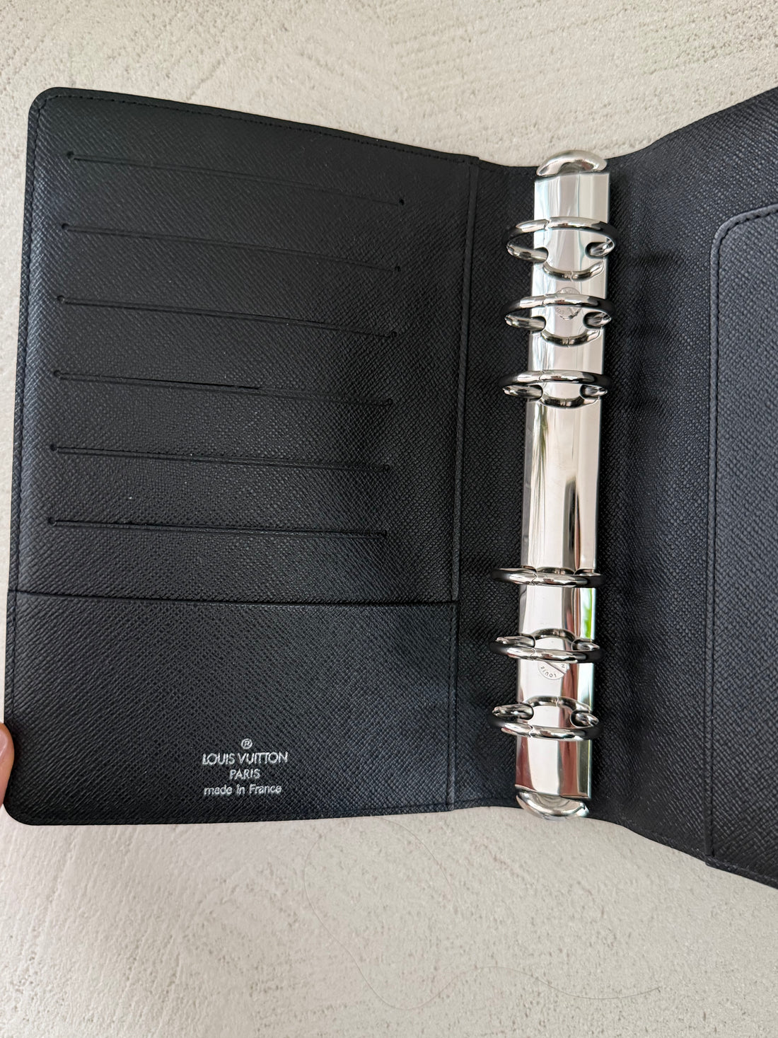 Louis Vuitton Agenda fonctionnel MM in Damier Graphite