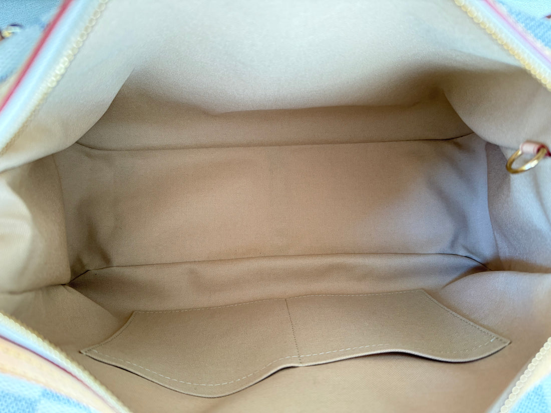 Louis Vuitton Stresa Schultertasche Damier Azur Canvas