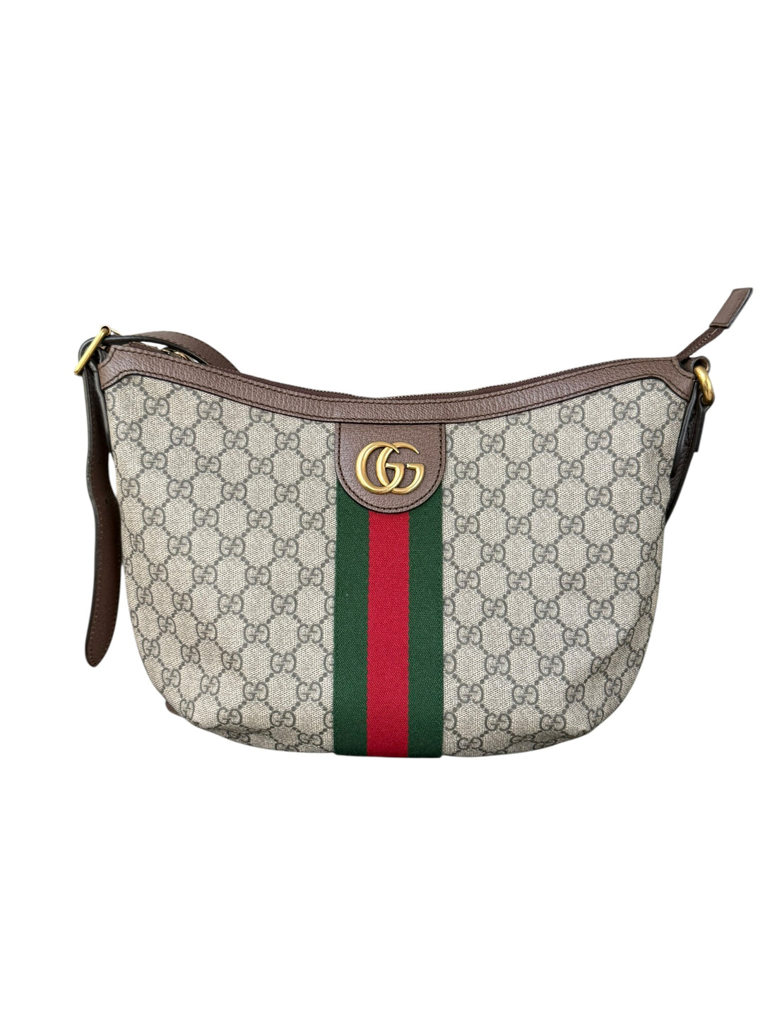 Gucci Ophidia small Schulter Tasche mit verstellbaren Schulterriemen.