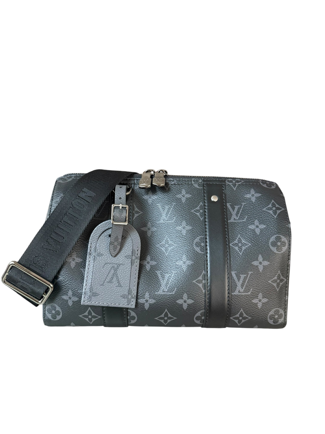 Louis Vuitton City Keepall Monogram Eclipse Reverse Canvas.