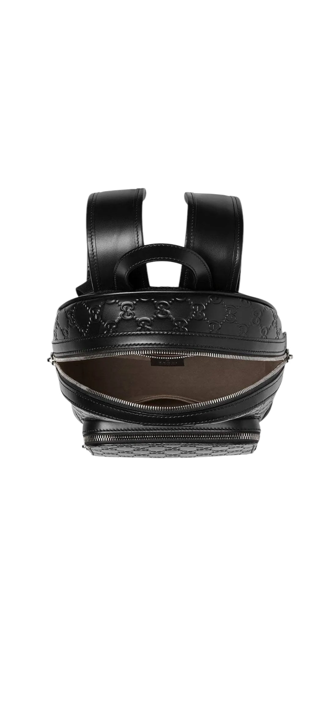 Gucci Guccissima Signature Backpack Rucksack in schwarz Herren