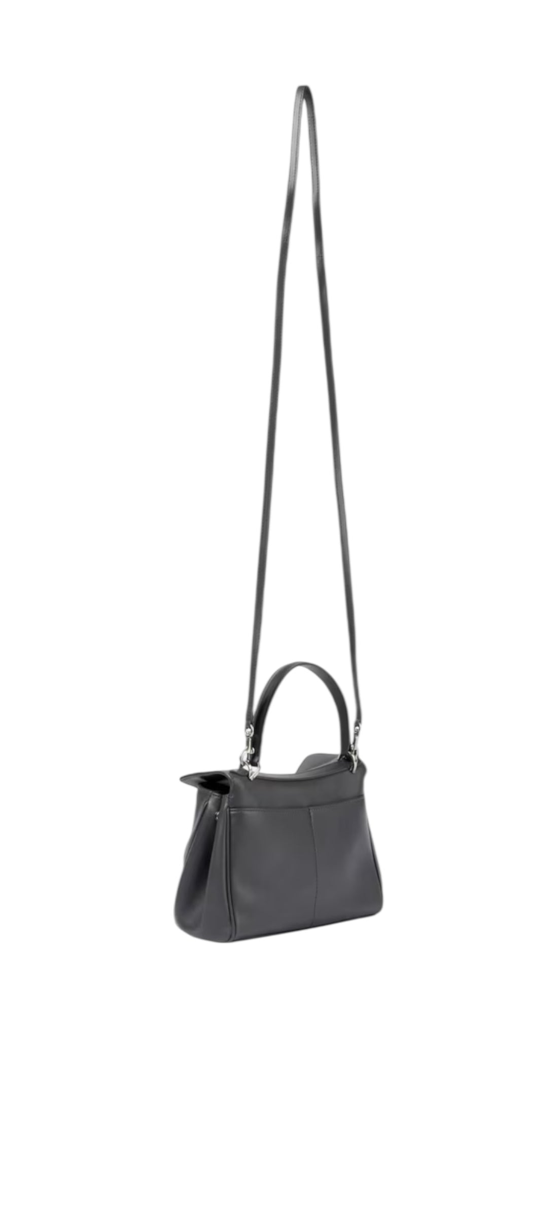 Balenciaga Tote Bag Rodeo Mini aus Kalbsleder in der Farbe Grau