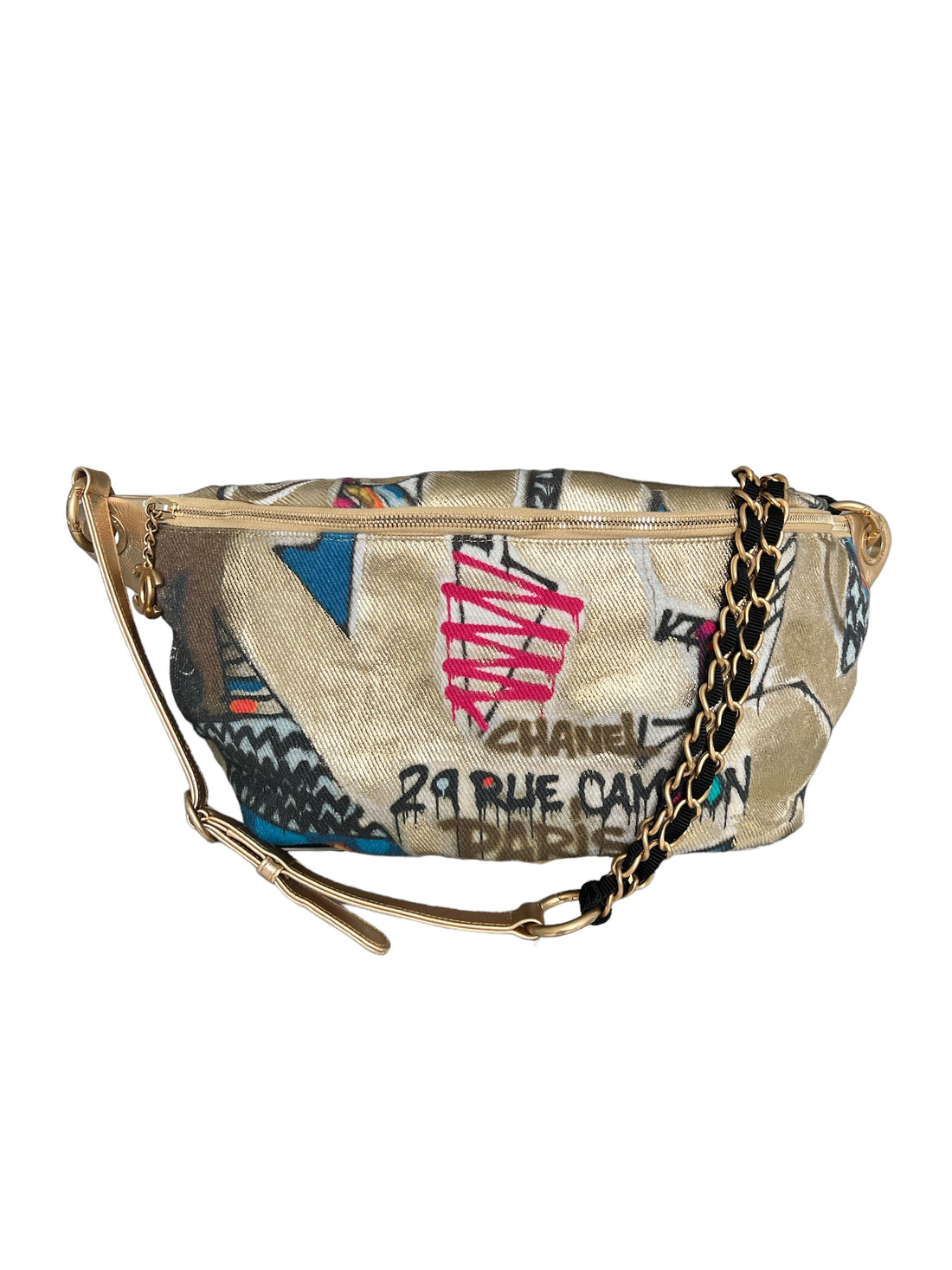 Chanel Waist Bum Bag Graffiti Street