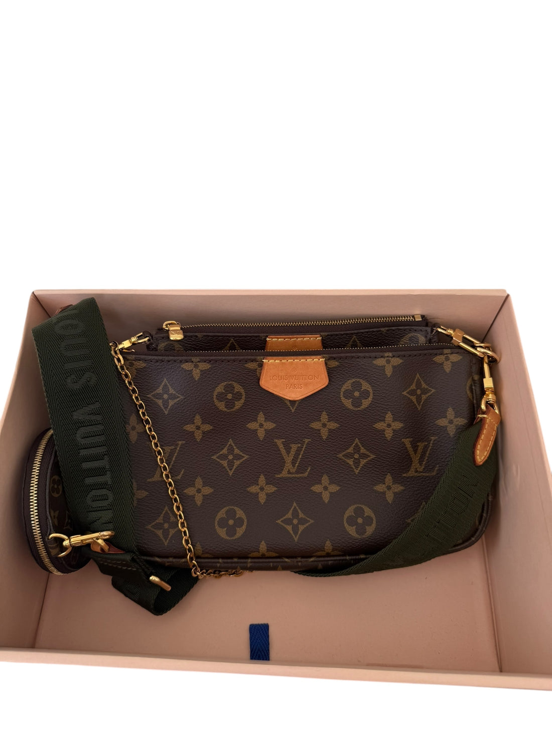 Louis Vuitton Multi Pochette Accessoires Monogram Canvas Khaki