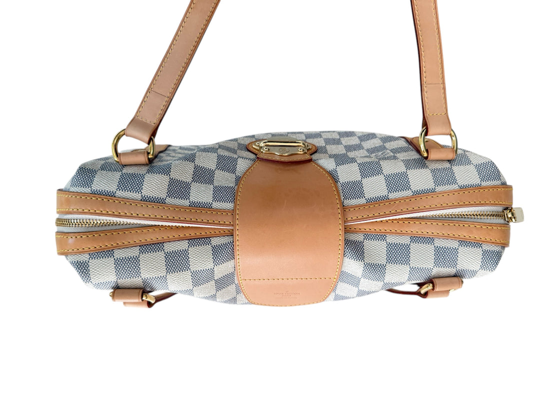 Louis Vuitton Stresa Schultertasche Damier Azur Canvas