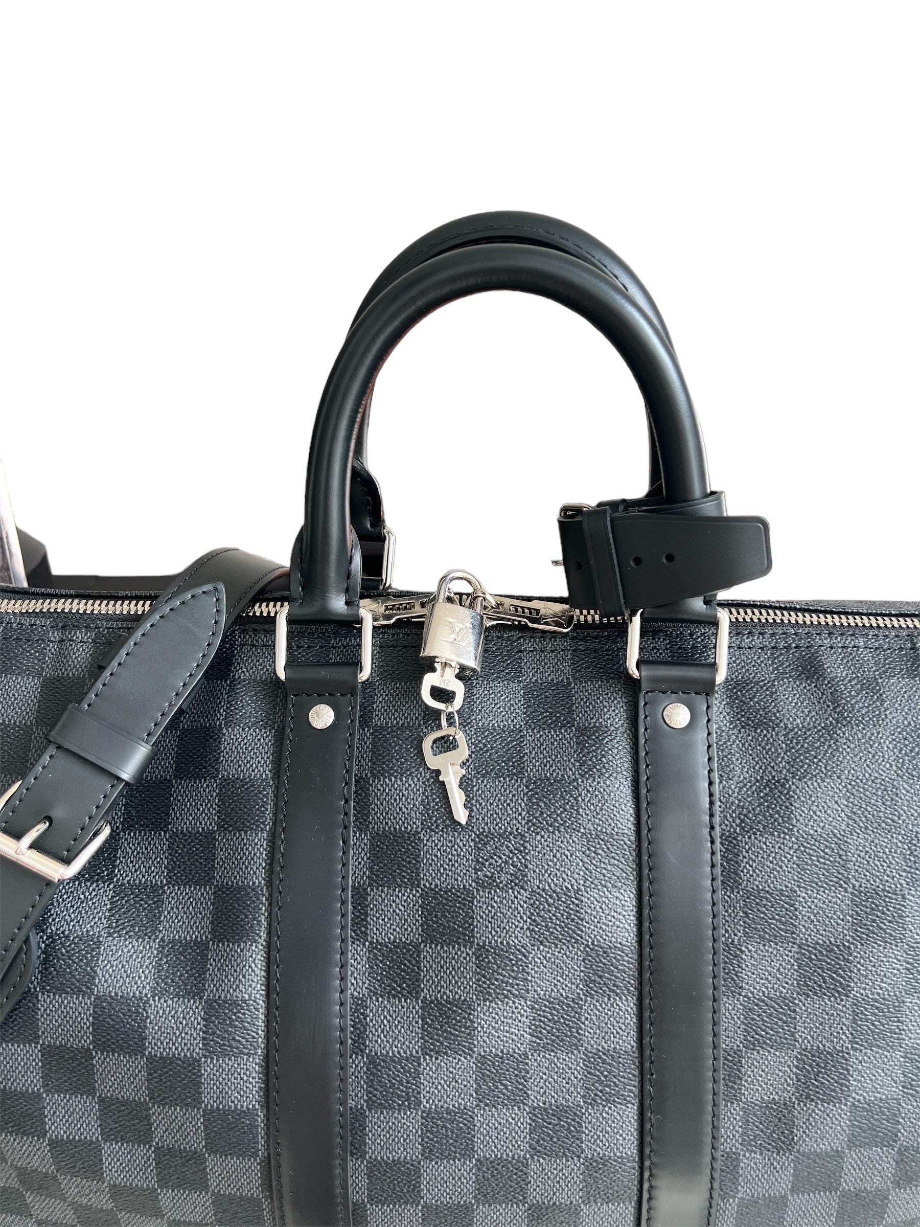 Louis Vuitton Keepall 45 in Damier Graphite Canvas revivebychristina