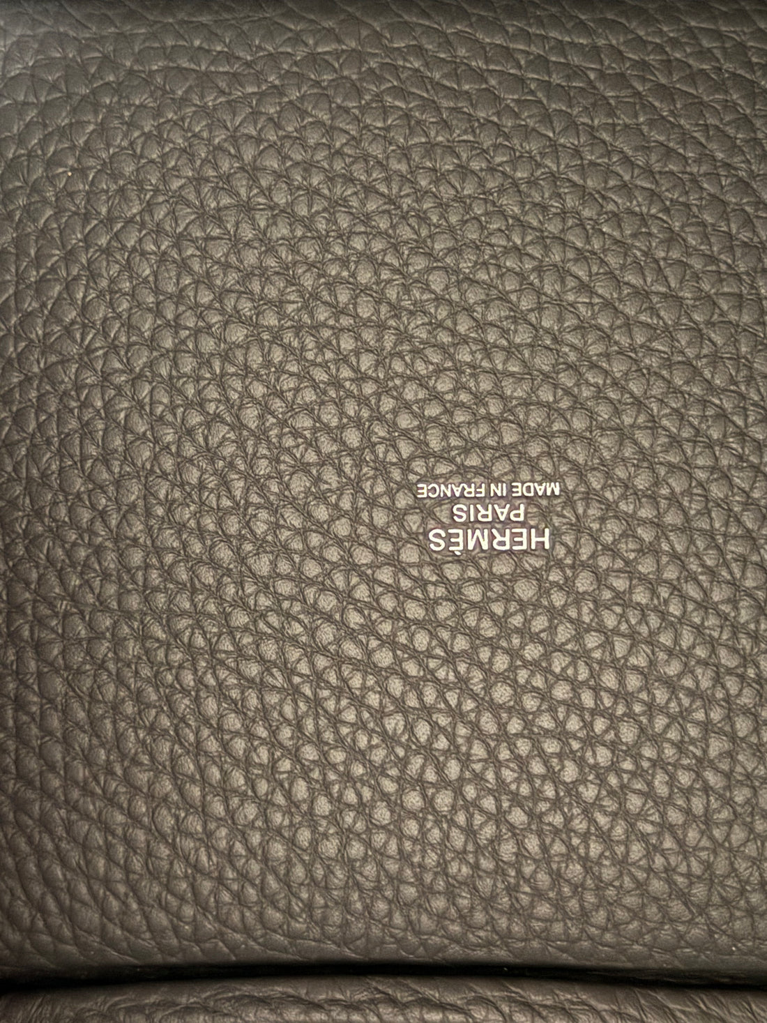 Hermès Picotin 18 Eclat in Ardoise / Gris Platine aus Taurillon Clemence Leder.