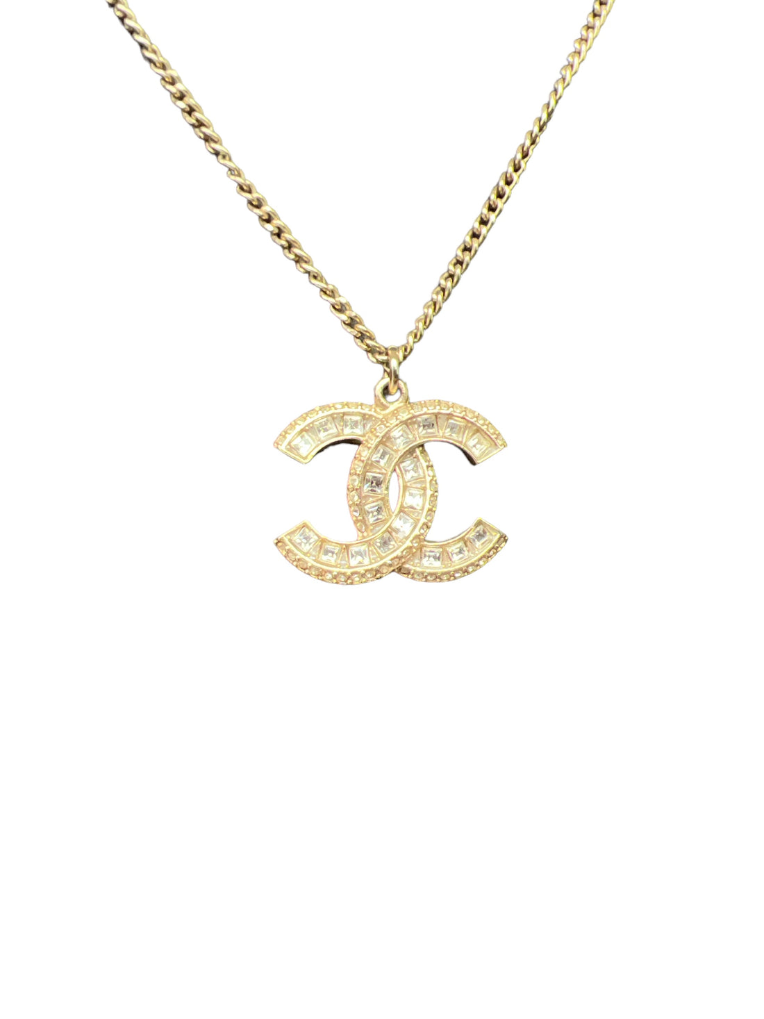 Chanel Kette mit CC Anhänger