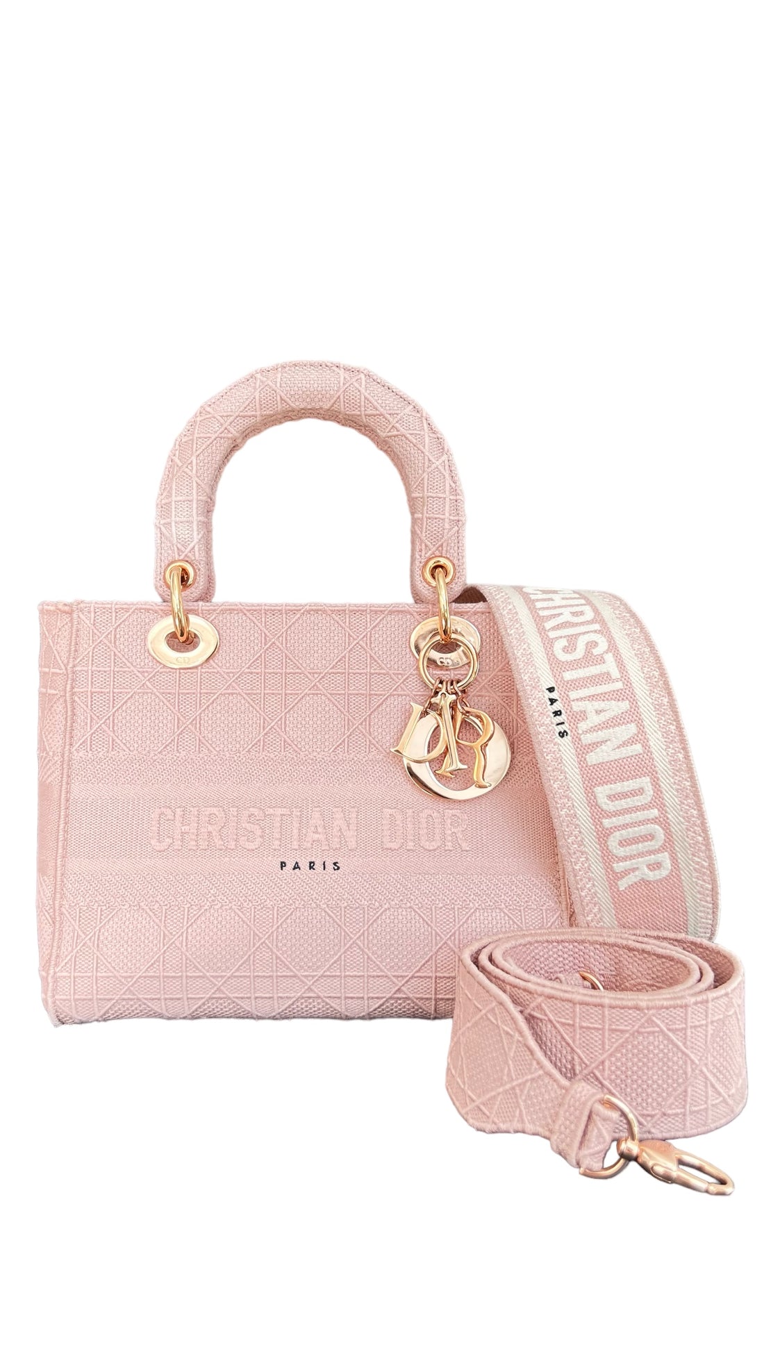 Dior Tasche Lady Medium in rosé